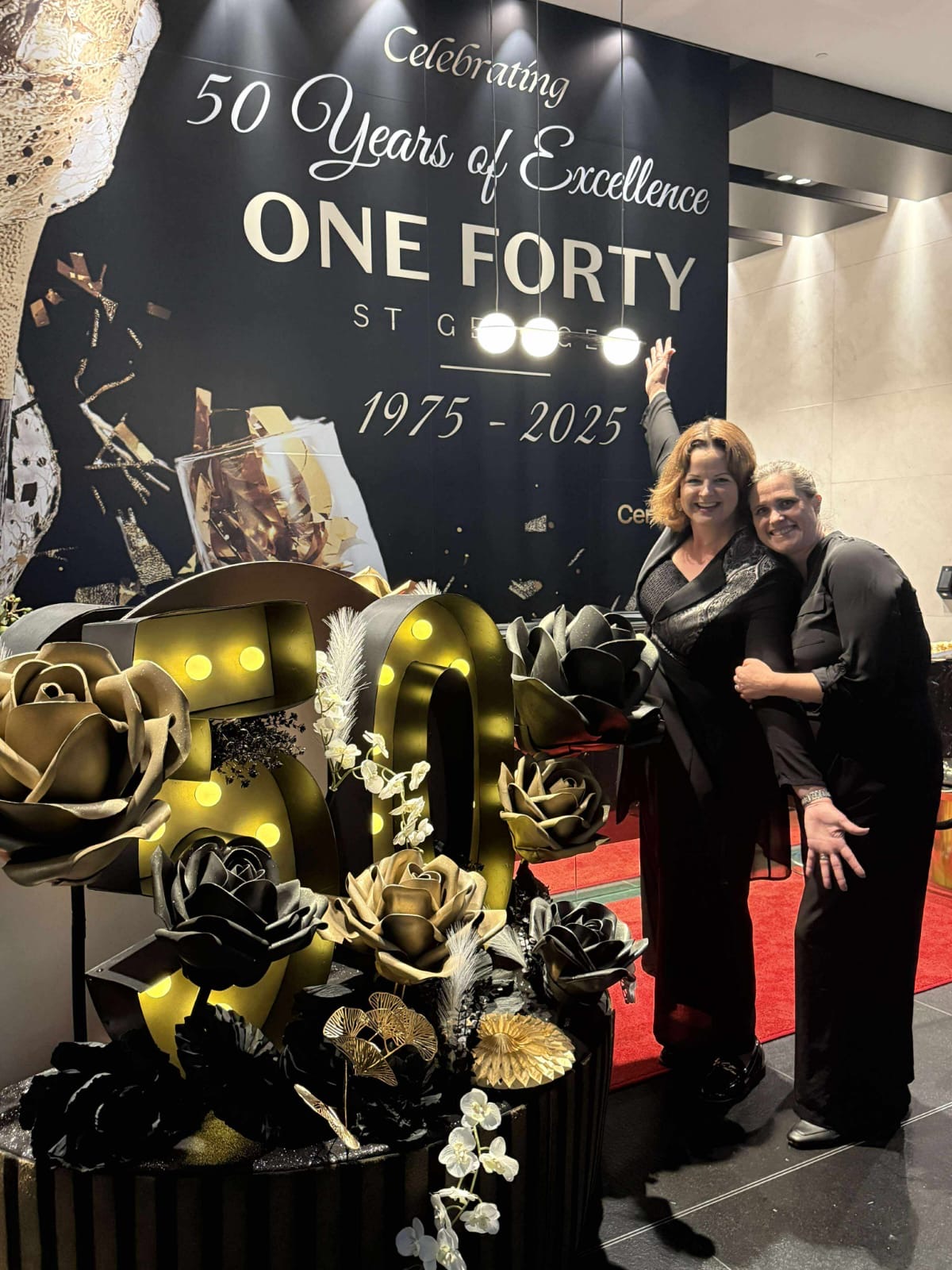 Elegant 50th birthday celebration image 12